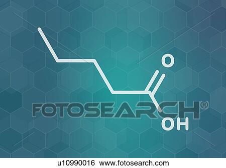 Valeric acid molecule, illustration View Large Photo Image Stock Photograph - Valeric acid molecule, illustration. Fotosearch