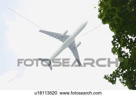 View directly below airplane in flight View Large Photo Image Stock Image - View directly below airplane in flight. Fotosearch