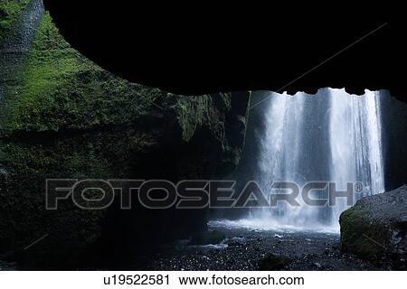 View of waterfall and rock formations, Selfoss, Arnessysla, Iceland View Large Photo Image Stock Image - View of waterfall and rock formations, Selfoss, Arnessysla, Iceland. Fotosearch