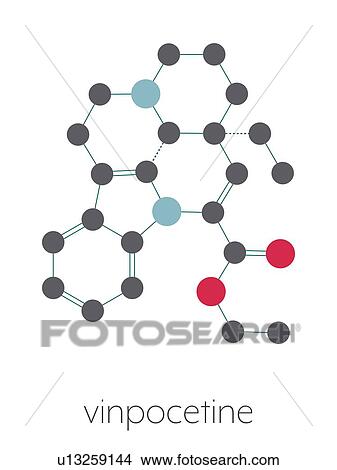 Vinpocetine molecule, illustration View Large Photo Image Picture - Vinpocetine molecule, illustration. Fotosearch