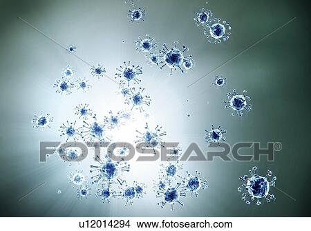 Virus particles, illustration View Large Photo Image Picture - Virus particles, illustration. Fotosearch