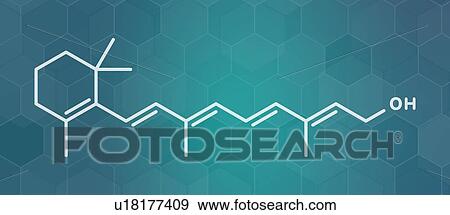 Vitamin A or retinol molecule View Large Photo Image Stock Photo - Vitamin A or retinol molecule. Fotosearch