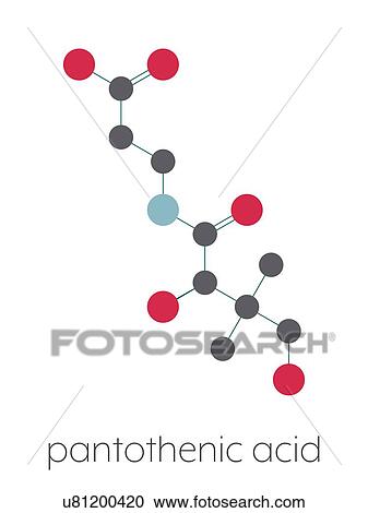 Vitamin B5 molecule, illustration View Large Photo Image Stock Image - Vitamin B5 molecule, illustration. Fotosearch