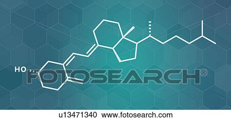 Vitamin D molecule, illustration View Large Photo Image Stock Image - Vitamin D molecule, illustration. Fotosearch