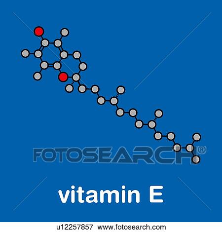 Vitamin E molecule, illustration View Large Photo Image Stock Photo - Vitamin E molecule, illustration. Fotosearch