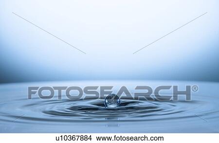Water drop creating circular ripples View Large Photo Image Picture - Water drop creating circular ripples. Fotosearch