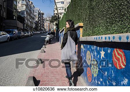 Woman exploring city, Istanbul, Turkey View Large Photo Image Stock Photograph - Woman exploring city, Istanbul, Turkey. Fotosearch