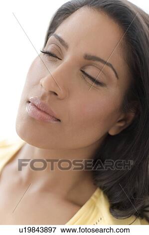 Stock Photo - Woman resting. Fotosearch