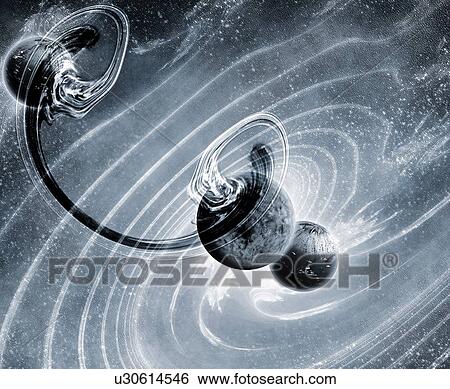 Stock Photograph - Wormhole, conceptual illustration. Fotosearch