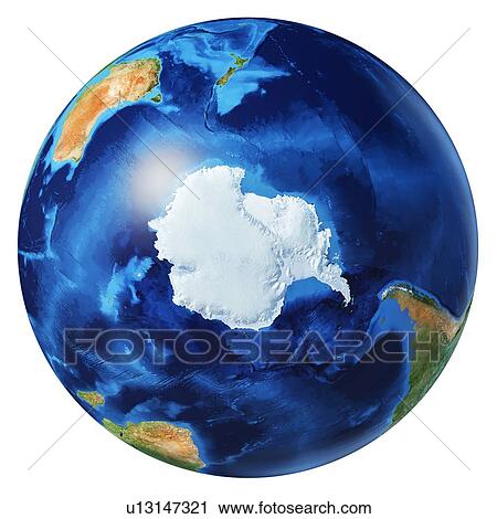 Antarctic, illustration View Large Photo Image Stock Image - Antarctic, illustration. Fotosearch