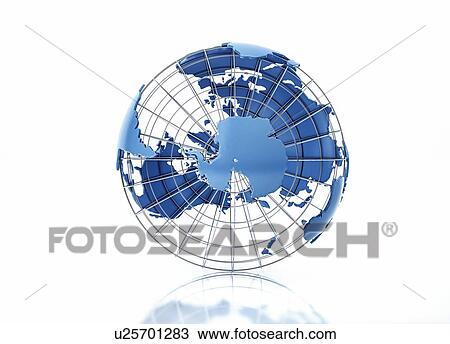 Stock Image - Antarctic, illustration. Fotosearch
