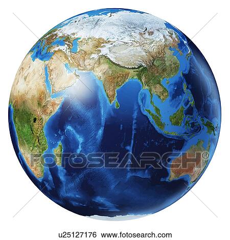 Asia, illustration View Large Photo Image Stock Photograph - Asia, illustration. Fotosearch