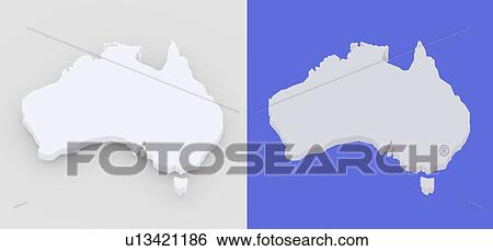 Stock Photograph - Australia, illustration. Fotosearch