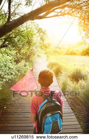 Boy hunting in countryside with Butterfly Net View Large Photo Image Stock Photography - Boy hunting in countryside with Butterfly Net. Fotosearch