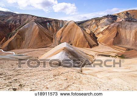Brennisteinsalda and Blhnjkur, Landmannalaugar, Highlands, Iceland View Large Photo Image Stock Image - Brennisteinsalda and Blhnjkur, Landmannalaugar, Highlands, Iceland. Fotosearch