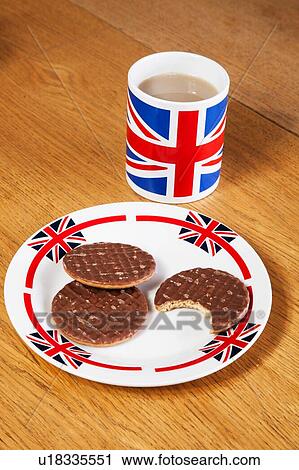 British Tea and Chocolate Biscuit break in office View Large Photo Image Stock Image - British Tea and Chocolate Biscuit break in office. Fotosearch