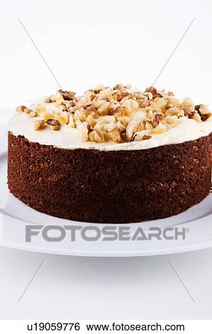 Carrot cake View Large Photo Image Stock Photograph - Carrot cake. Fotosearch