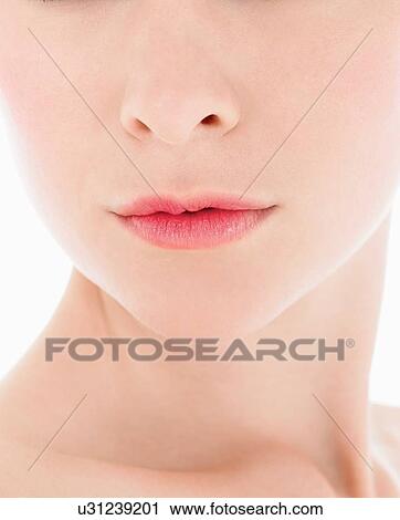Close up of womans red lips View Large Photo Image Stock Image - Close up of womans red lips. Fotosearch