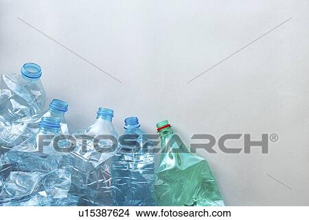 Crushed plastic bottles View Large Photo Image Picture - Crushed plastic bottles. Fotosearch