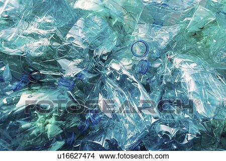 Crushed plastic bottles View Large Photo Image Picture - Crushed plastic bottles. Fotosearch
