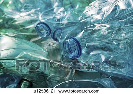 Crushed plastic bottles View Large Photo Image Stock Image - Crushed plastic bottles. Fotosearch