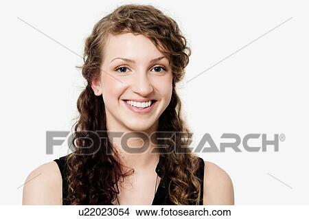 Curly hair female View Large Photo Image Picture - Curly hair female. Fotosearch