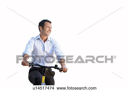 Cut Out of Businessman on Bicycle View Large Photo Image Picture - Cut Out of Businessman on Bicycle. Fotosearch