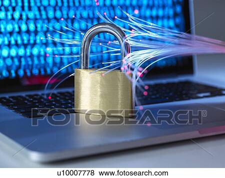 Stock Photo - Cyber security, conceptual image. Fotosearch