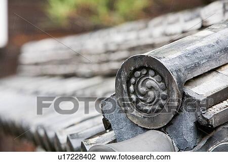 Detail on End of Roof Gable in Japan View Large Photo Image Stock Image - Detail on End of Roof Gable in Japan. Fotosearch