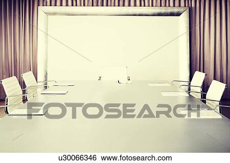 Empty Board Room View Large Photo Image Stock Photograph - Empty Board Room. Fotosearch