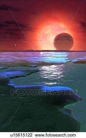 Stock Image - Europa in the future, illustration. Fotosearch