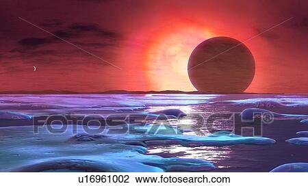 Stock Image - Europa in the future, illustration. Fotosearch