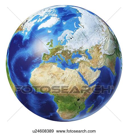 Stock Photo - Europe, illustration. Fotosearch