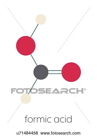 Formic acid molecule, illustration View Large Photo Image Stock Photo - Formic acid molecule, illustration. Fotosearch
