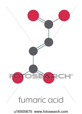 Stock Photography - Fumaric acid molecule, illustration. Fotosearch
