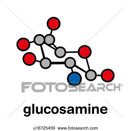 Glucosamine dietary supplement molecule, illustration View Large Photo Image Stock Photo - Glucosamine dietary supplement molecule, illustration. Fotosearch