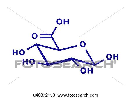 Glucuronic acid molecule, illustration View Large Photo Image Stock Image - Glucuronic acid molecule, illustration. Fotosearch