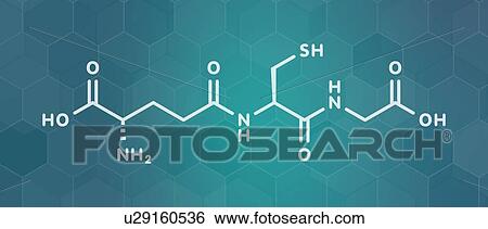 Stock Photograph - Glutathione molecule, illustration. Fotosearch