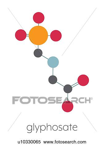 Stock Photography - Glyphosate herbicide molecule. Fotosearch