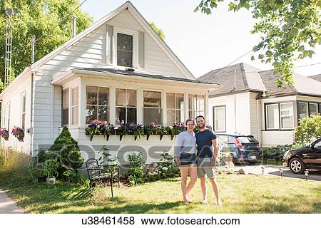 Happy couple in garden View Large Photo Image Stock Photo - Happy couple in garden. Fotosearch