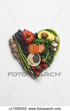 Healthy food for the heart View Large Photo Image Stock Image - Healthy food for the heart. Fotosearch