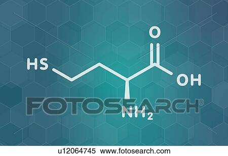 Stock Photography - Homocysteine biomarker molecule, illustration. Fotosearch