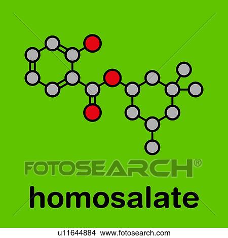 Homosalate sunscreen molecule, illustration View Large Photo Image Picture - Homosalate sunscreen molecule, illustration. Fotosearch