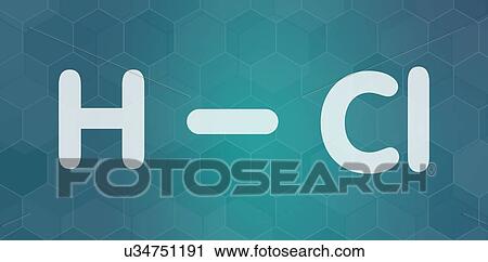 Hydrogen chloride molecule, illustration View Large Photo Image Stock Image - Hydrogen chloride molecule, illustration. Fotosearch