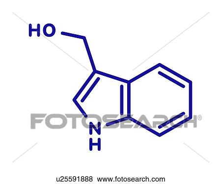 Indole-3-carbinol cruciferous vegetable molecule View Large Photo Image Stock Photo - Indole-3-carbinol cruciferous vegetable molecule. Fotosearch