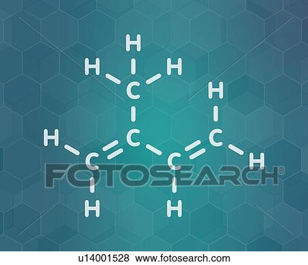 Stock Photo - Isoprene rubber building block molecule, illustration. Fotosearch