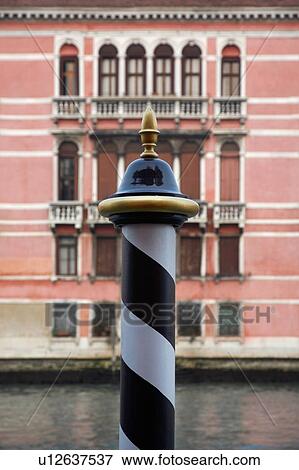 Italy Venice focus on pole by canal View Large Photo Image Stock Photo - Italy Venice focus on pole by canal. Fotosearch