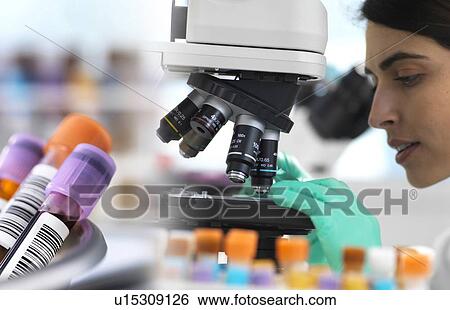 Stock Photograph - Medical testing. Fotosearch