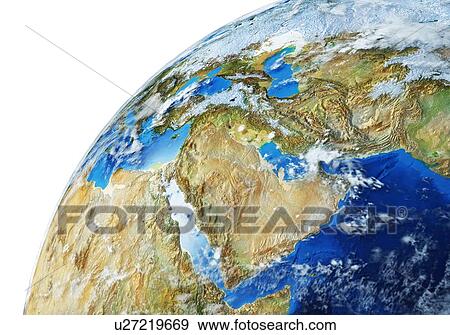 Stock Photo - Middle East, illustration. Fotosearch
