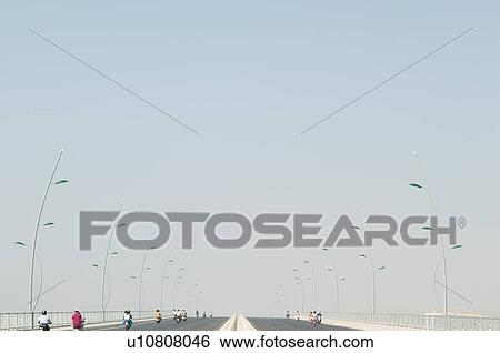 Stock Photograph - Motorcycles on Wide Highway. Fotosearch